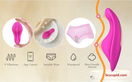 Trứng Rung Mini Gắn Quần Chíp Điều Khiển App