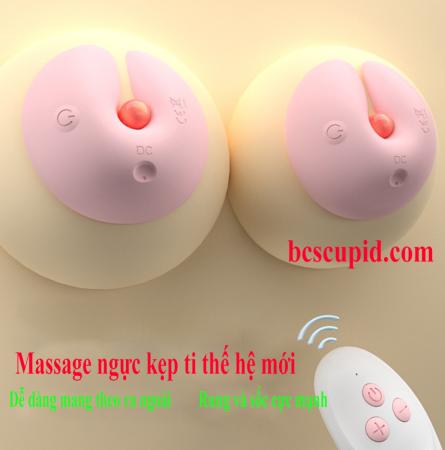 Máy Massage Kẹp Ti Có remote