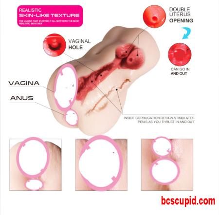 Âm Đạo Cầm Tay Meng Make 2 Lổ Cực Phê