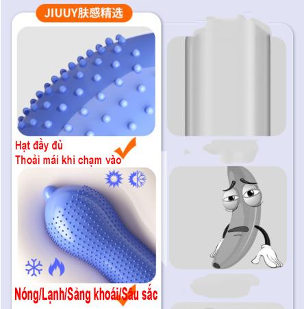 Bao Cao Su Jiyu Nóng Ấm Hạt Lớn