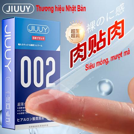 Bao Cao Su Jiyu Siêu Mỏng Trơn Nhiều Gel