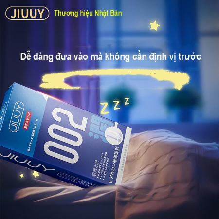 Bao Cao Su Jiyu Siêu Mỏng Trơn Nhiều Gel