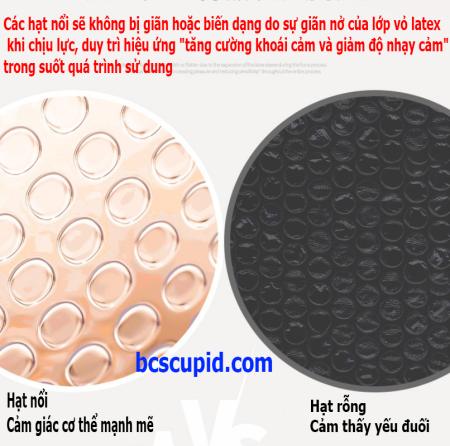 Bao Cao Su SIêu Mỏng Jiyu 0.02 Hạt Lớn Gân Xoắn Nhiều Gel