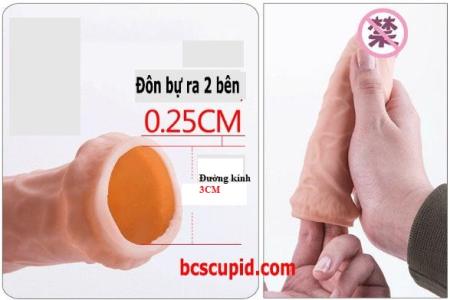 Bao Đôn 4 Phân Silicon Siêu Mềm Siêu Bi Kích Thích