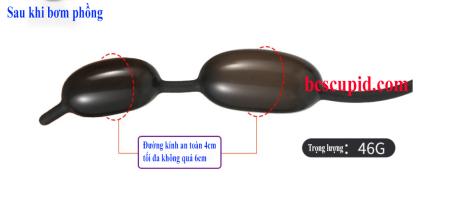 Bơm Hơi Silicon Bong Bóng Đôi