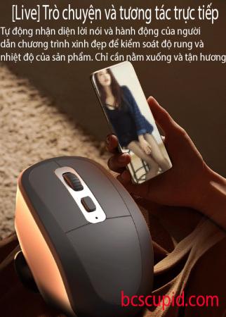 Chuột Tập Thể Dục Thủ Dâm Điều Khiển App Rung Mạnh Sưởi Ấm
