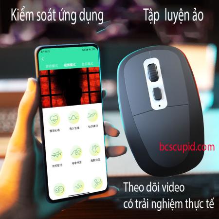 Chuột Tập Thể Dục Thủ Dâm Điều Khiển App Rung Mạnh Sưởi Ấm