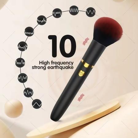 Cọ Silicon 10 Chế Độ Rung Sạc Pin