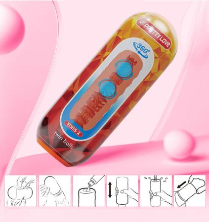 Cốc Massage Bóng Đôi Mềm Mại