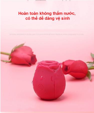 Dụng Cụ Massage Hoa Hồng Hút và Vỗ Liên Tục
