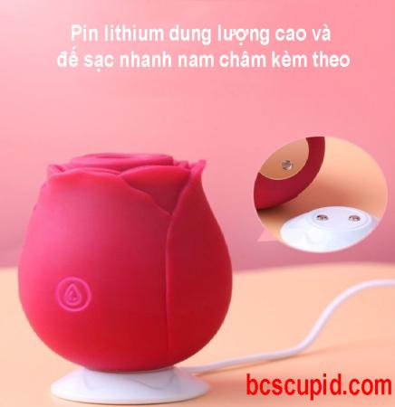 Dụng Cụ Massage Hoa Hồng Hút và Vỗ Liên Tục