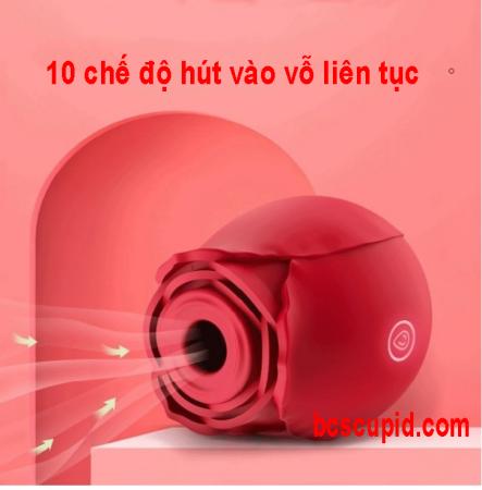 Dụng Cụ Massage Hoa Hồng Hút và Vỗ Liên Tục