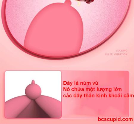Dụng Cụ Massage Hoa Hồng Hút và Vỗ Liên Tục