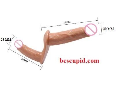 Dương Vật Dây Đeo 2 Đầu Dành Cho Nữ - Size Trung