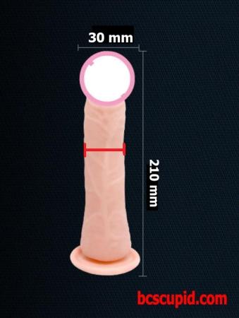 Dương Vật Hít Tường Mềm Mịn Có Thể Uốn Cong 