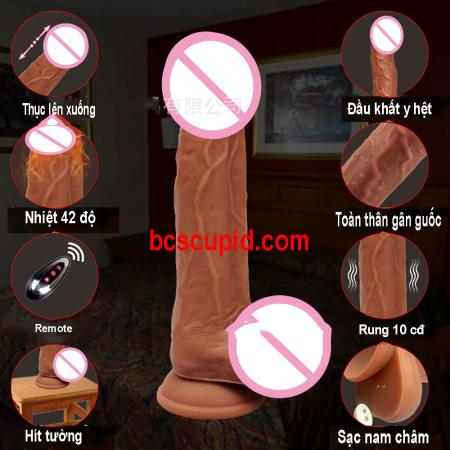 Dương Vật Mềm Mịn Rung Thục Ngoáy Nhiệt Size Nhỏ