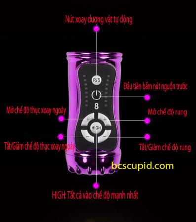 Dương Vật Rung Ngoáy Thục 4 Pin Lớn