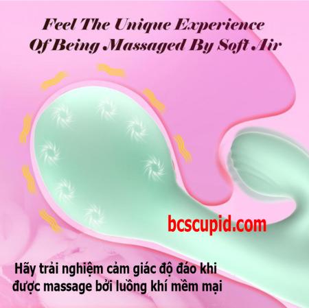 Dương Vật Silicon Rung Bơm Hơi Tự Động