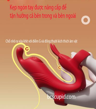 Máy Massage Đeo Ngón Tay Rung 2 Điểm
