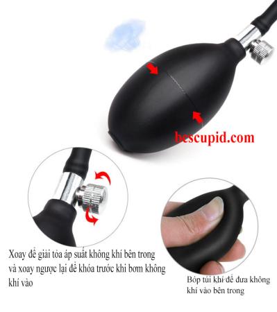 Plug Bơm Hơi Hình Viên Đạn