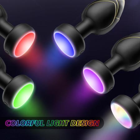 Plug Cắm Hậu Môn Đèn Led Có Remote