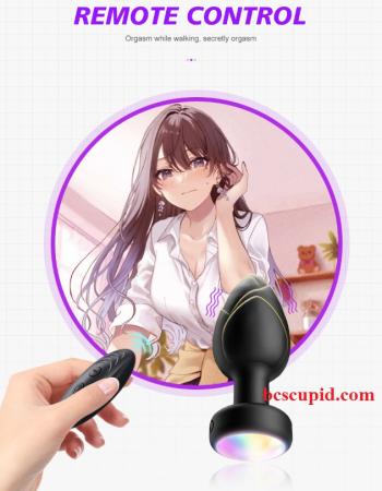 Plug Cắm Hậu Môn Đèn Led Có Remote