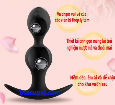 Plug Hoa Hồng Tích Hợp Bi Massage