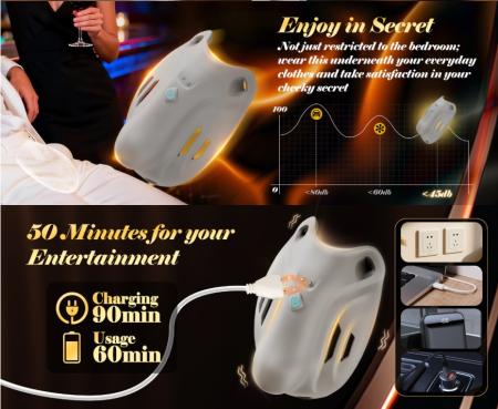 Quần Lót Nam Rung Điều Khiển App