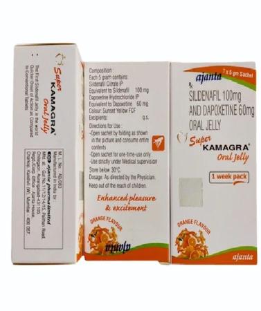 Thạch Vị Cam Super Kama 2in1 Cương Cứng - Kéo Dài