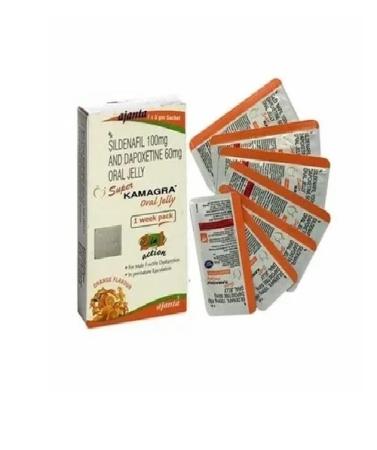 Thạch Vị Cam Super Kama 2in1 Cương Cứng - Kéo Dài