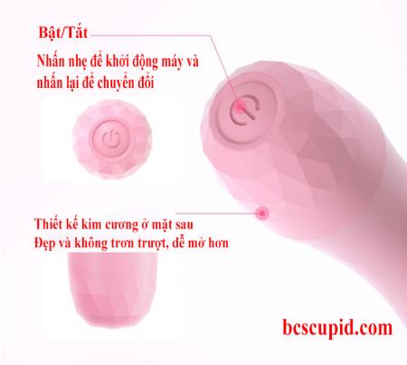 Thanh Massage Lilo Rung Silicon - Nhỏ Gọn