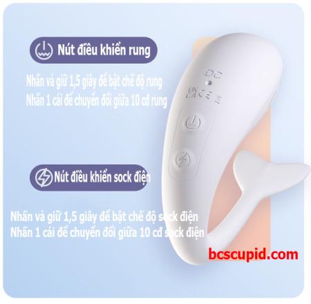 Trứng Rung Cá Heo Sock Điện Điều Khiển App