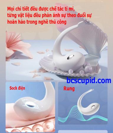 Trứng Rung Cá Heo Sock Điện Điều Khiển App