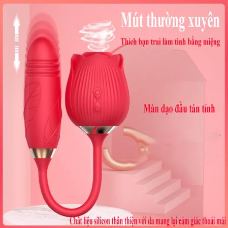 Trứng Rung Hoa Hồng Thục Hút