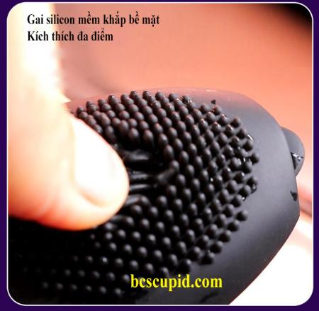 Vòng Rung Lưỡi Liếm Khóa Tinh Trùng - Có Remote